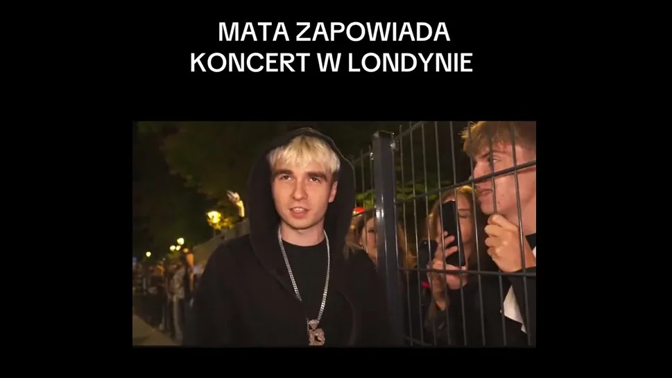 Mata idzie za ciosem. Raper zapowiada koncert w Londynie